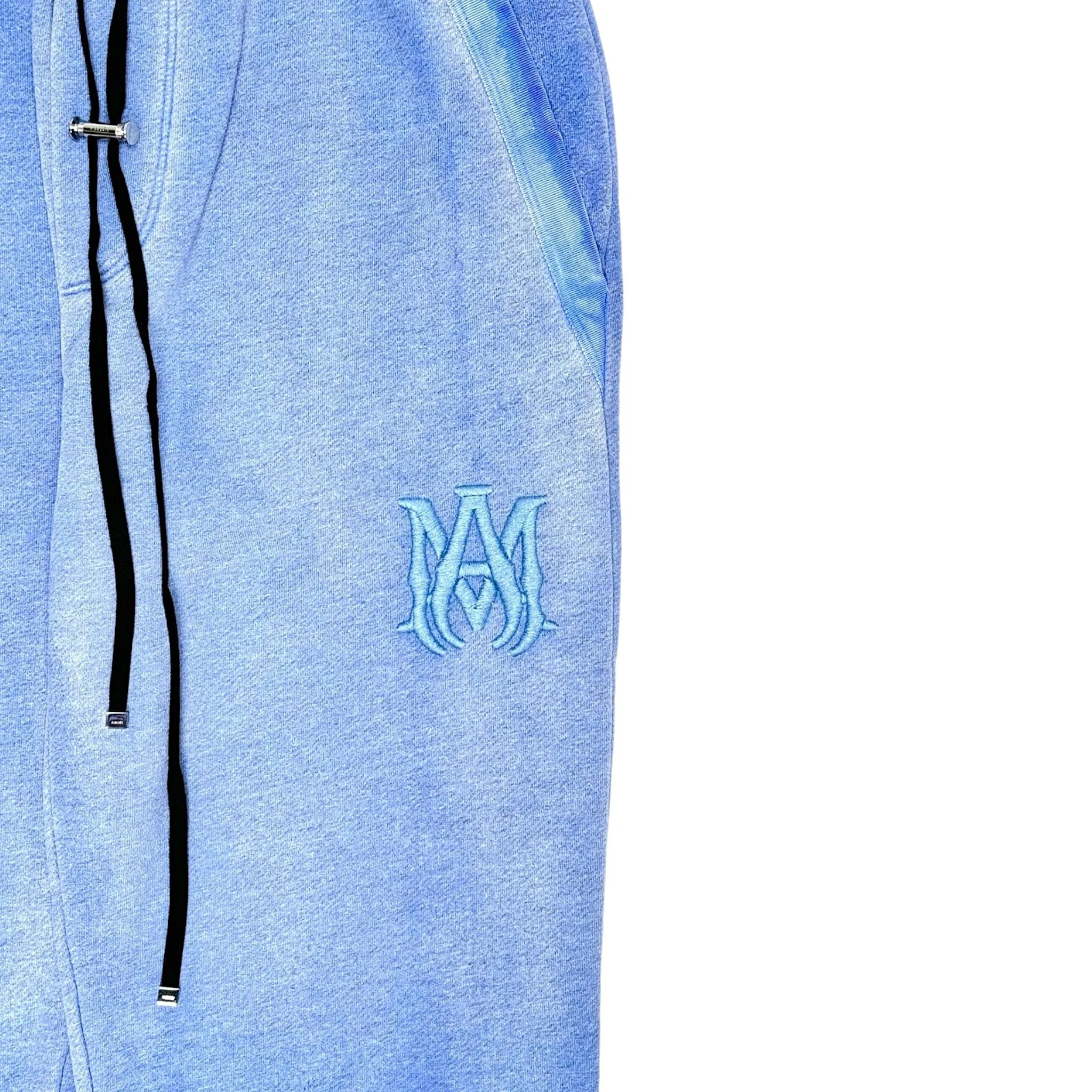 Amiri Tonal M.A. Logo Sweatpants Blue