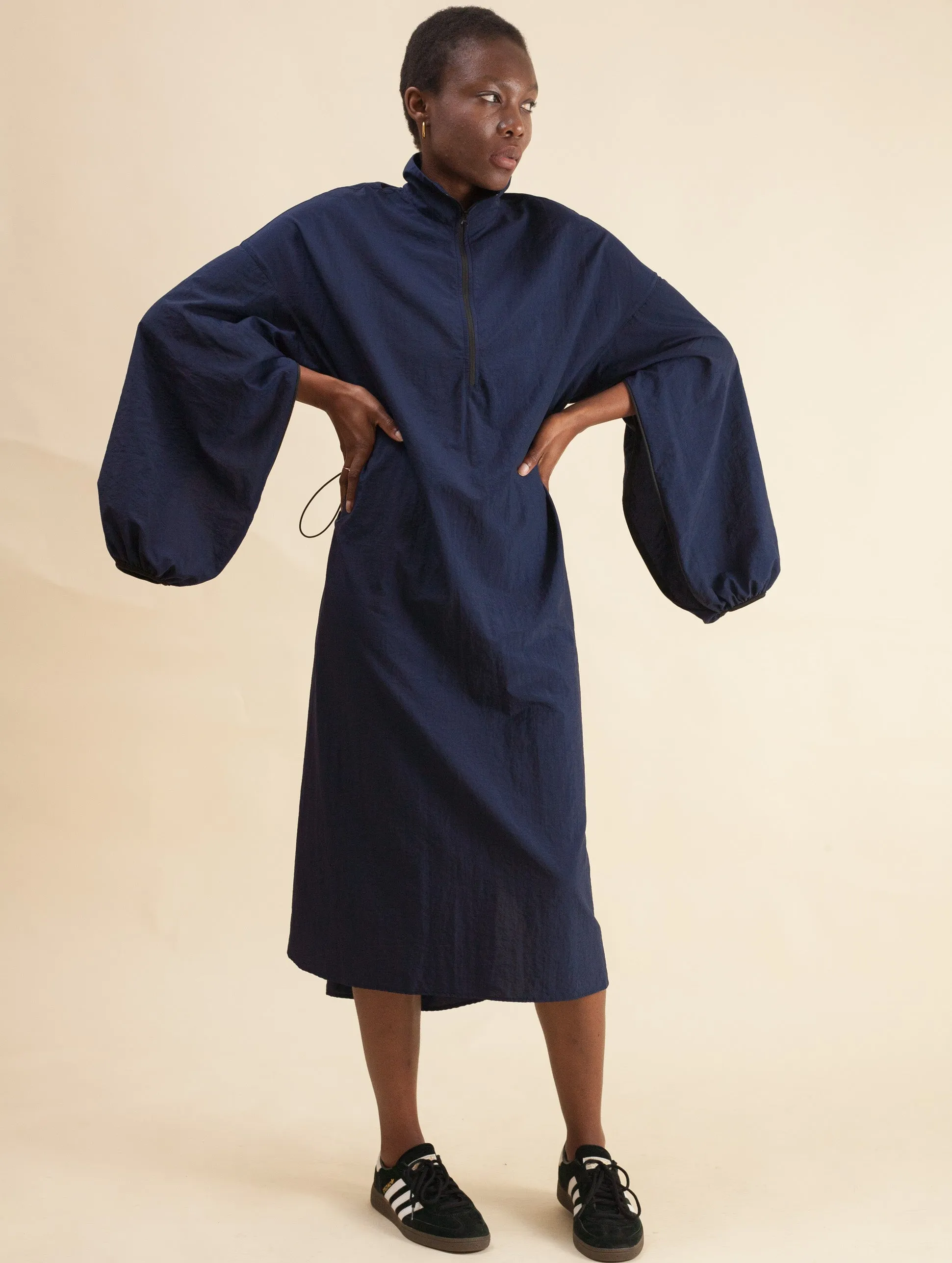 Asia Dress (Navy)