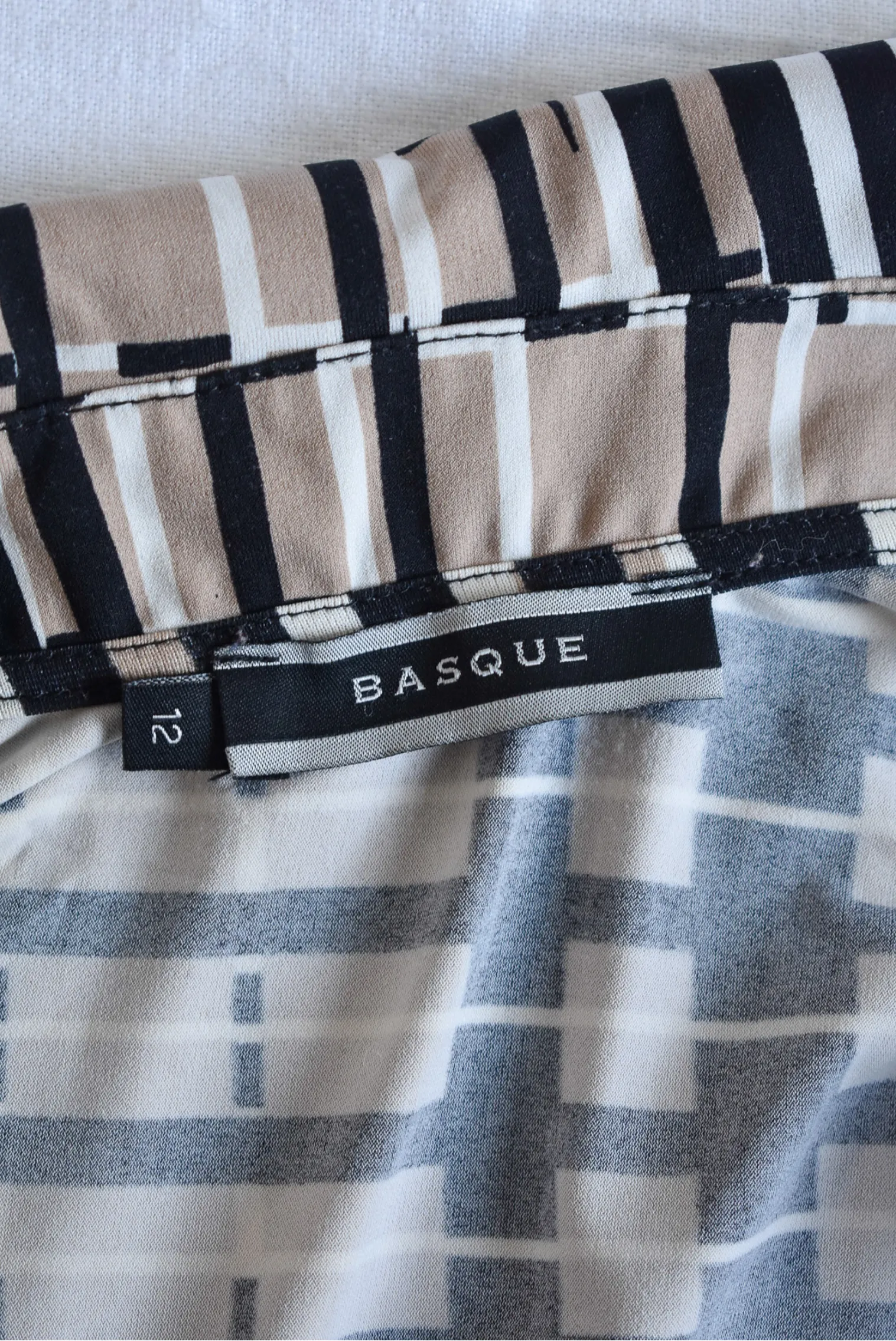 Basque Aussie made wrap dress, 12