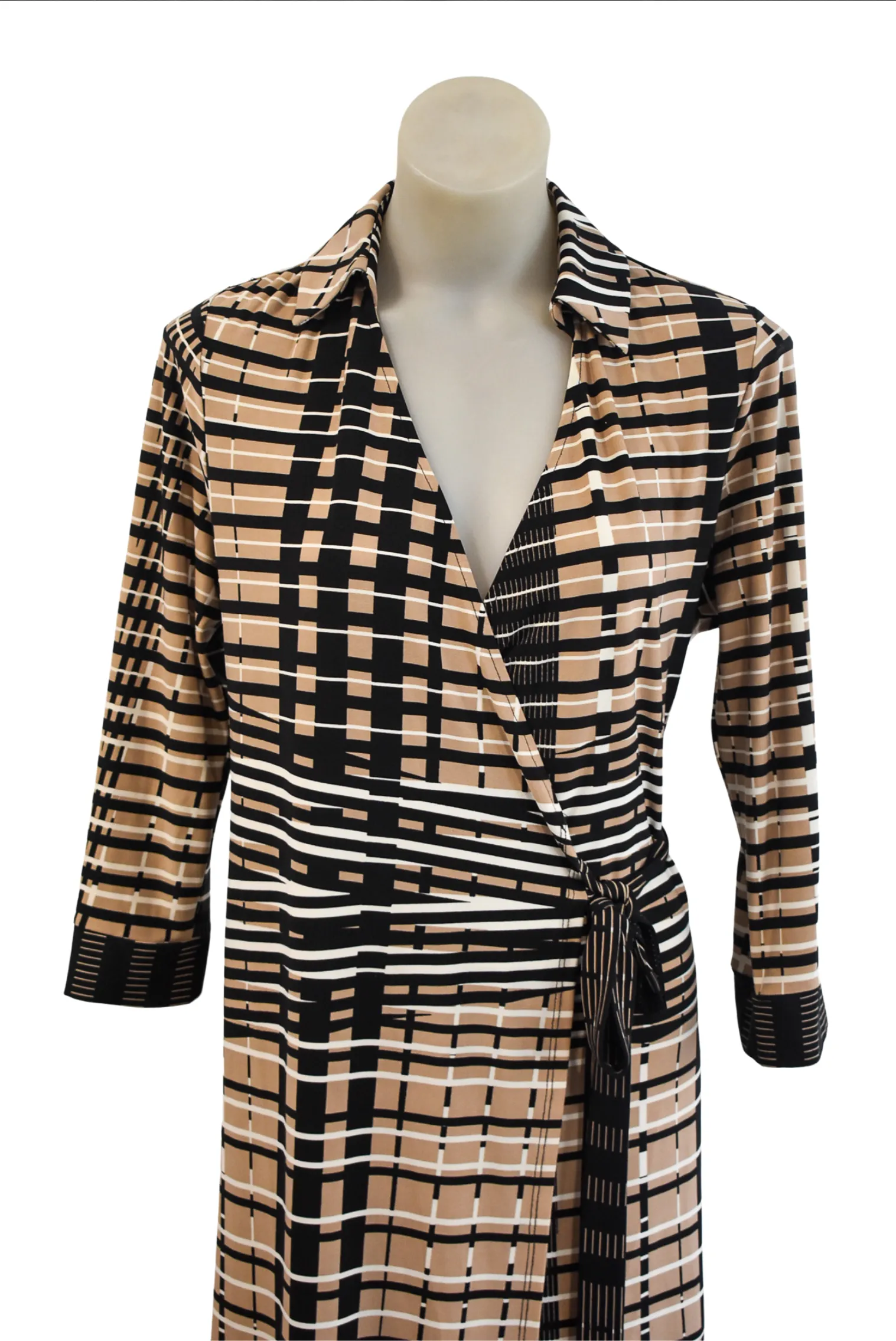 Basque Aussie made wrap dress, 12