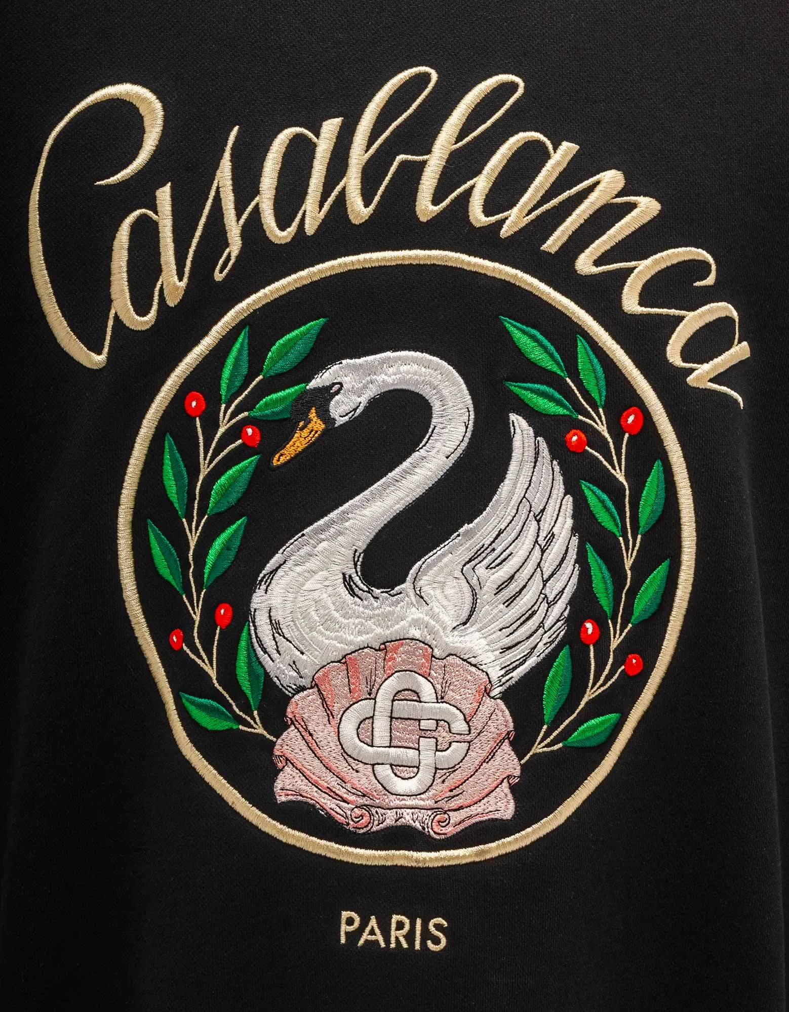 Black Emblem De Cygne Sweatshirt