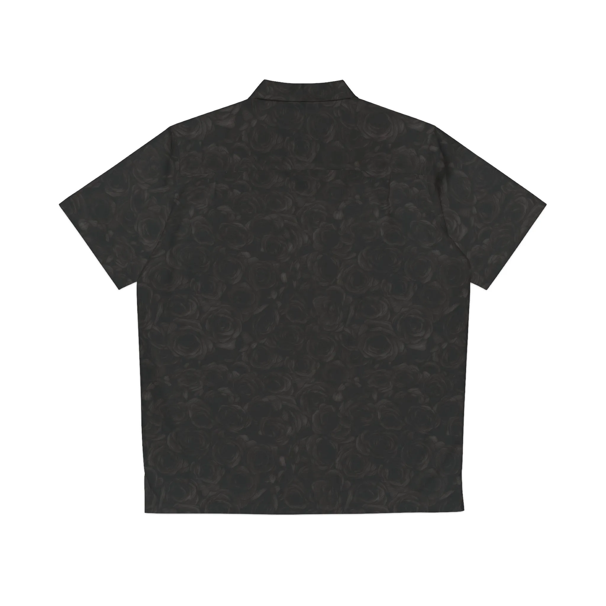 Black Rose Men's Hawaiian Shirt