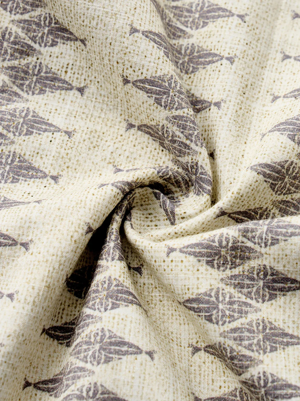 Blend Modern Hawaiian Style Cotton Camp Shirt