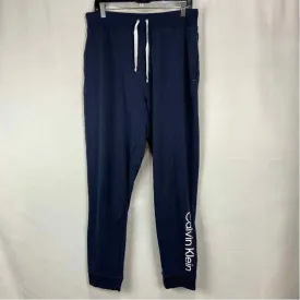 Calvin Klein Women's Size XL Navy Solid Sweatpants