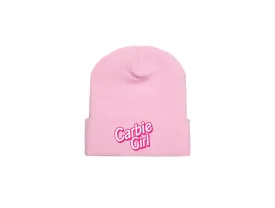 Carbie Girl - Embroidered Winter Beanie - Ken and Barbie