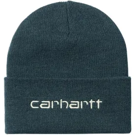 Carhartt WIP Accessories Script Beanie Squid Salt