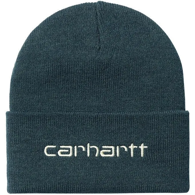 Carhartt WIP Accessories Script Beanie Squid Salt