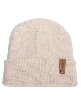 Casual Solid Color Knitted Beanie / Thick Warm Soft Hat - SF0523