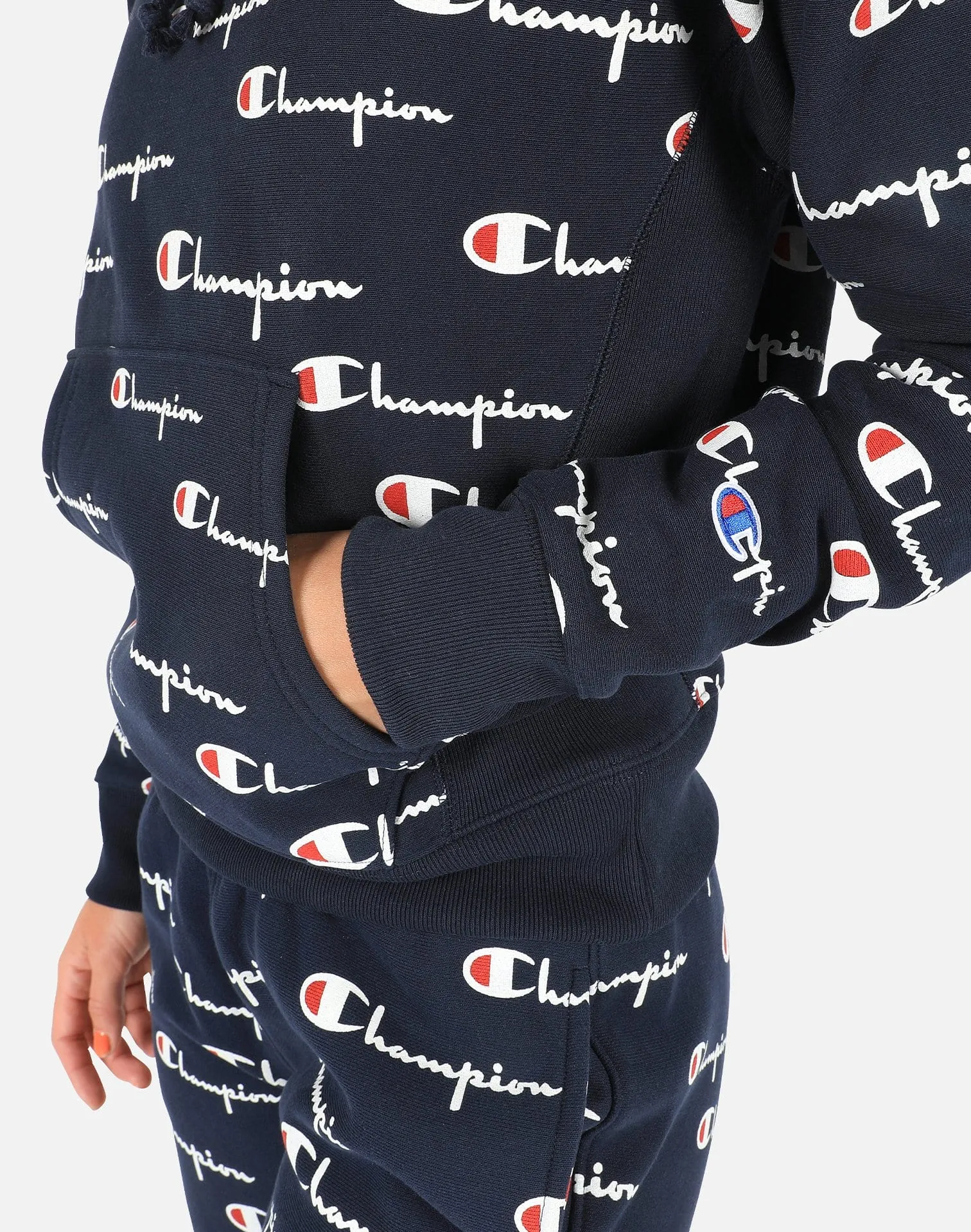 Champion AOP SCRIPT HOODIE