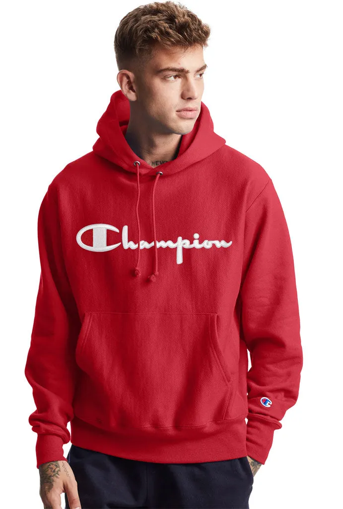 Champion Reverse Weave Hoodie, Vintage Script Logo