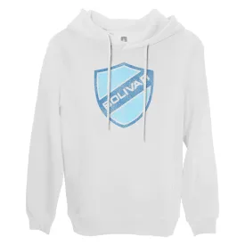 Club Bolivar Color Badge Fleece Pullover Hoodie - White