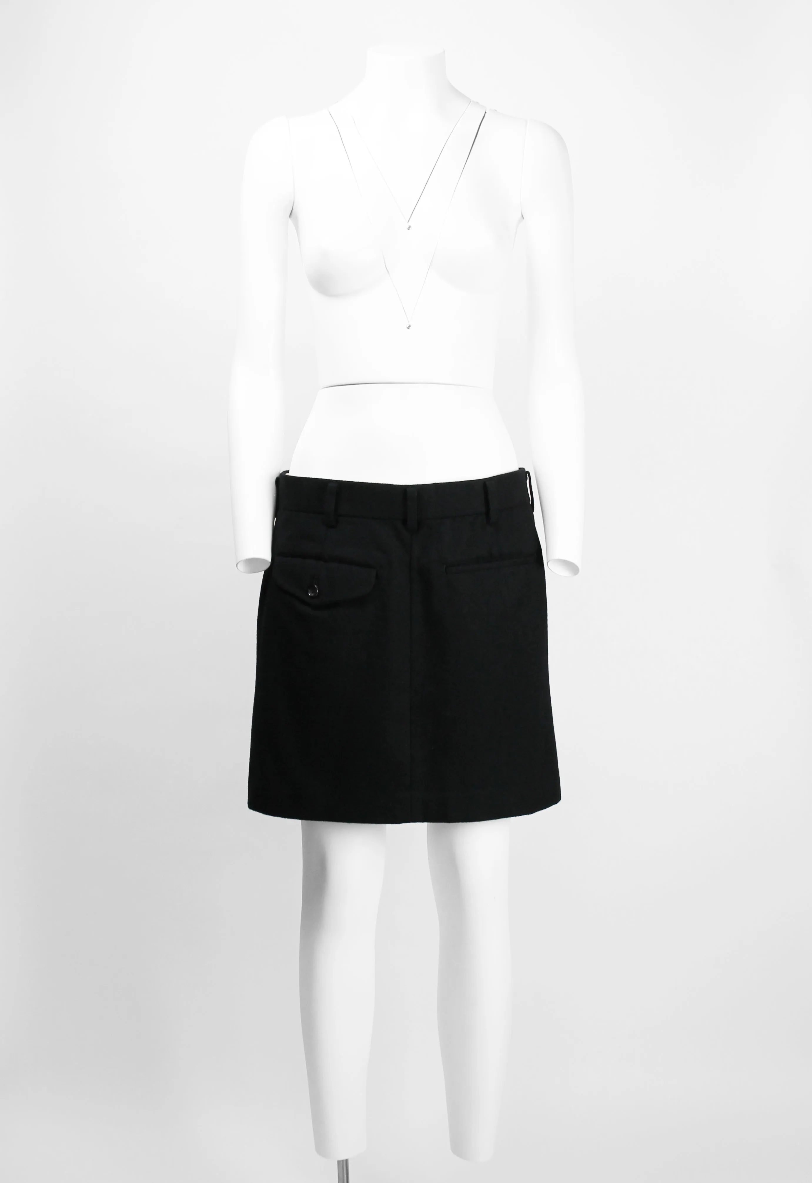 COMME DES GARCONS FW 2004 LAYERED SKIRT AND TROUSERS SET