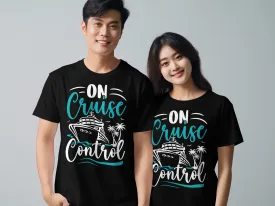 Cruise Holiday T Shirt, On Cruise Control Shirt, Vacation Tee, Unisex Cruise Wear, Nautical Graphic Tee, Beach Getaway Shirt