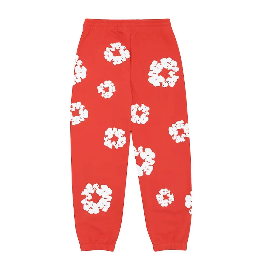 Denim Tears The Cotton Wreath Sweatpants Red