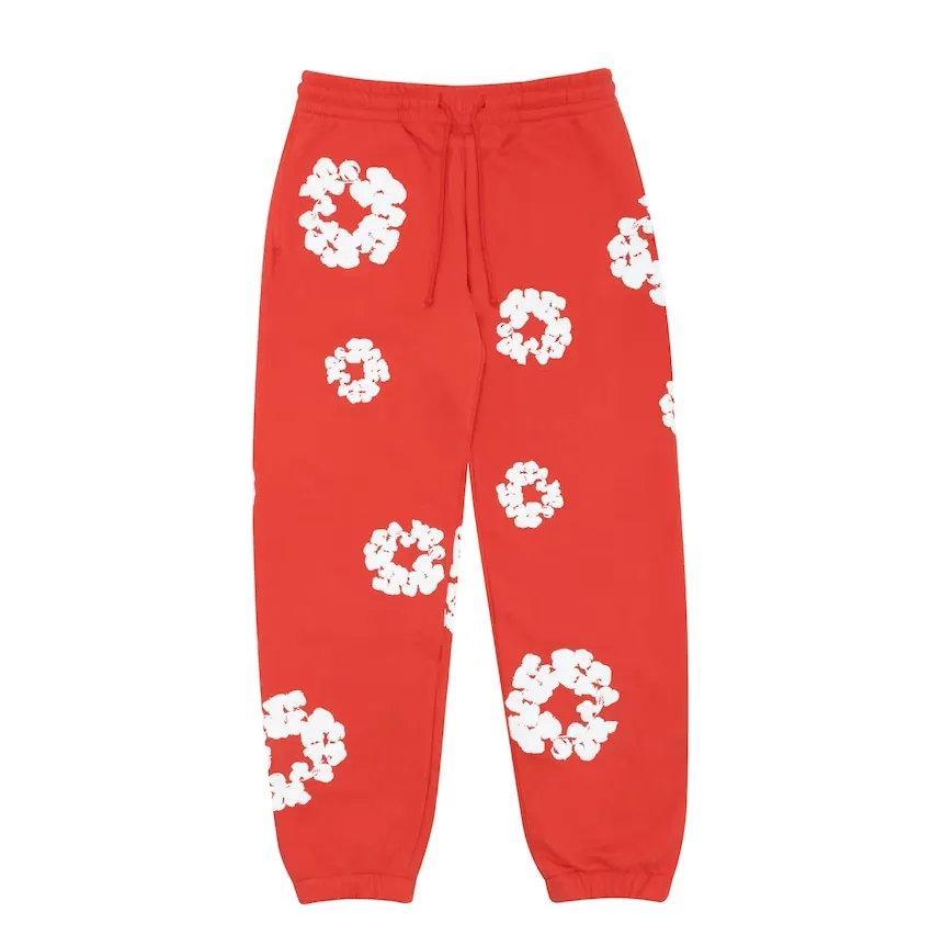 Denim Tears The Cotton Wreath Sweatpants Red