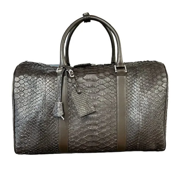 Duffle Bag Boston Python leather