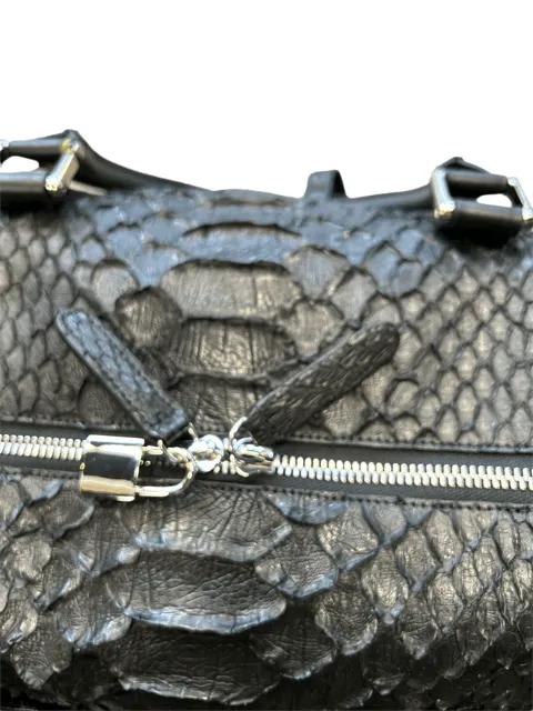 Duffle Bag Boston Python leather