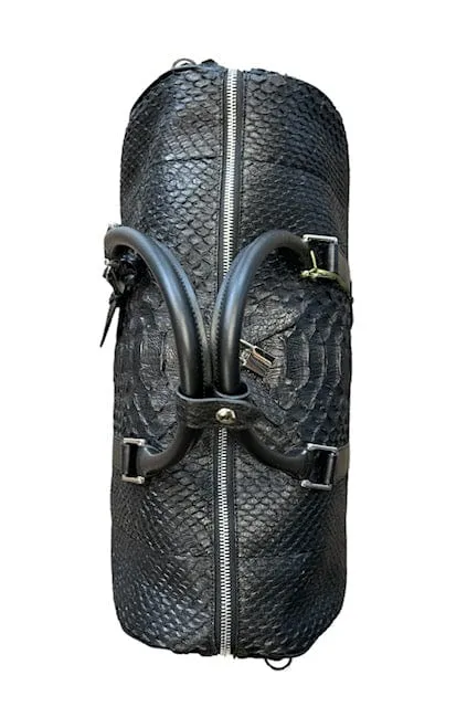 Duffle Bag Boston Python leather