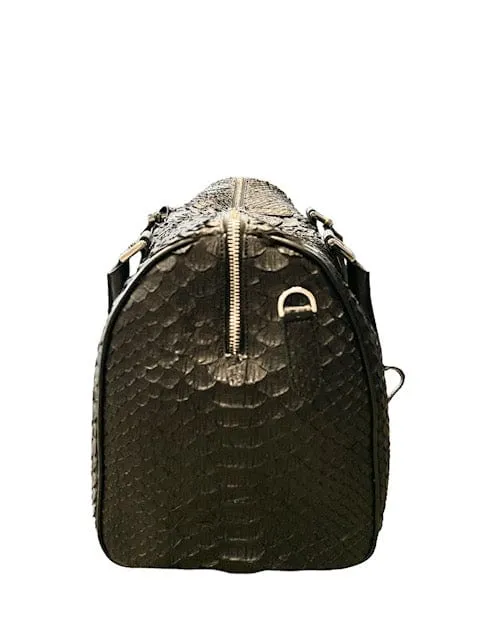 Duffle Bag Boston Python leather