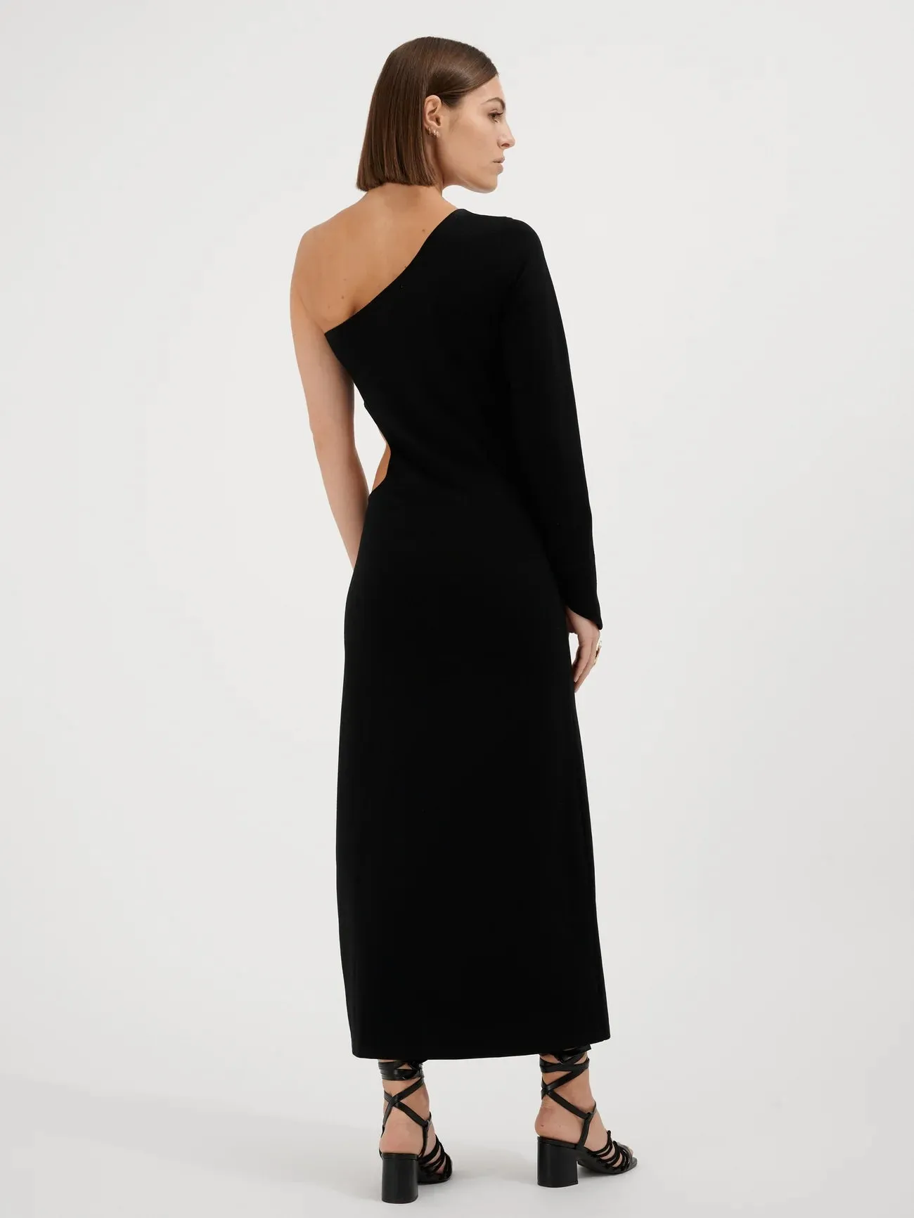 Fete Imperiale - Propriano Asymmetric Dress: Black