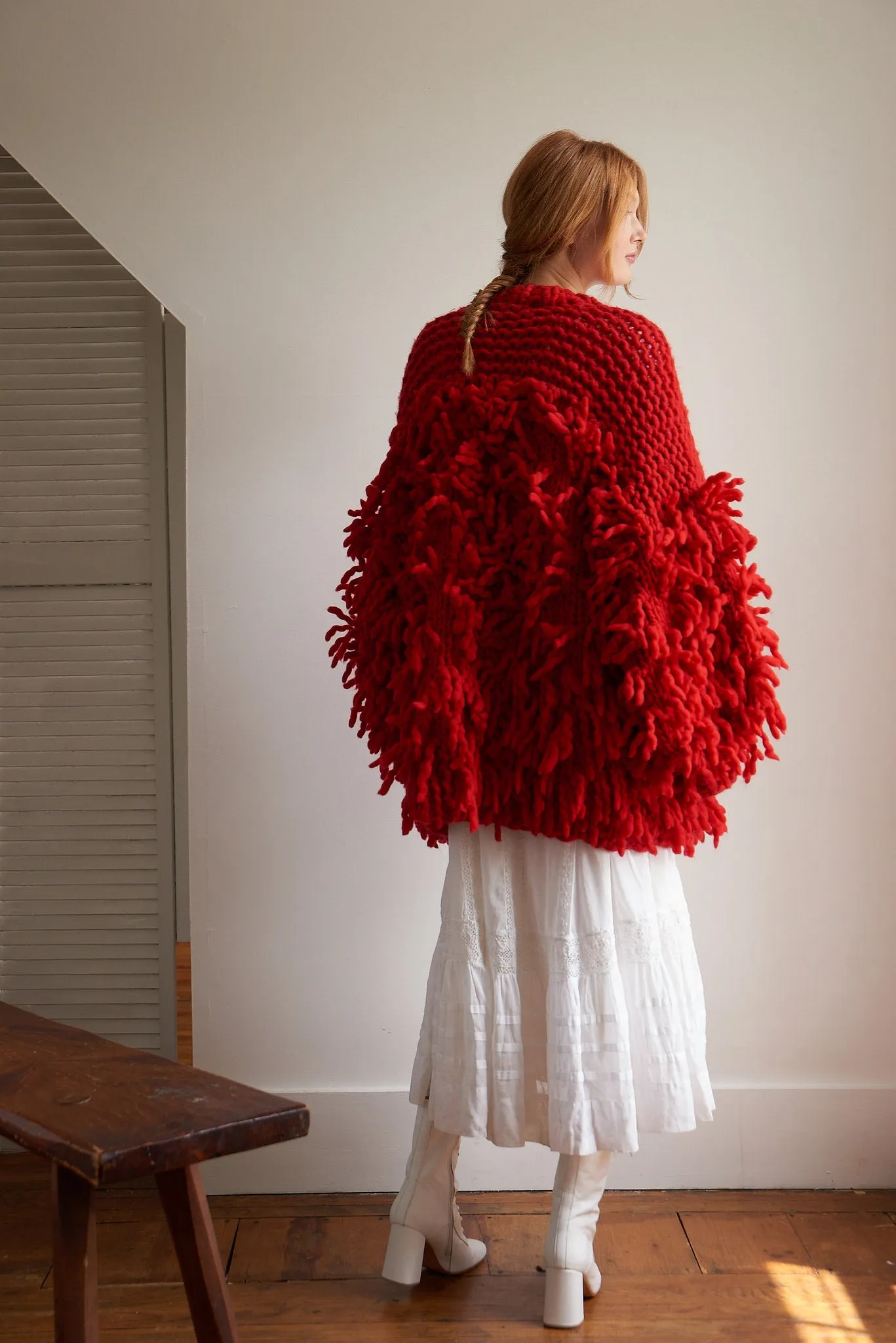 Fringe Coat - Merino