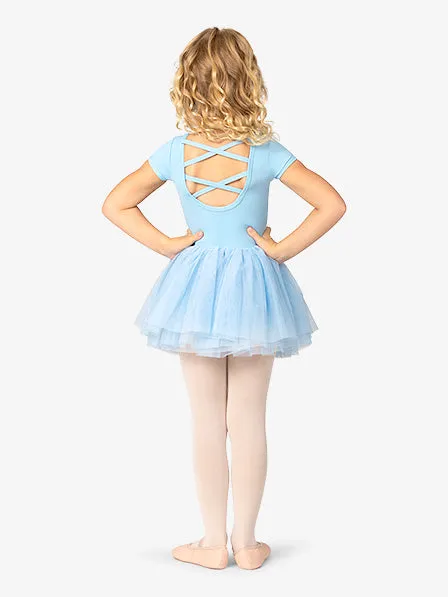 Girls Cross Back Tutu Dress