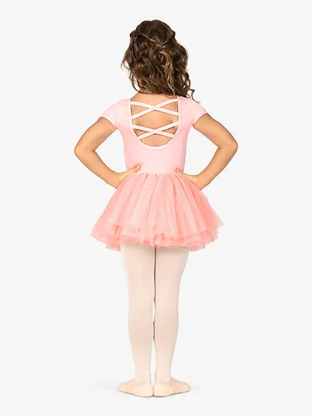 Girls Cross Back Tutu Dress