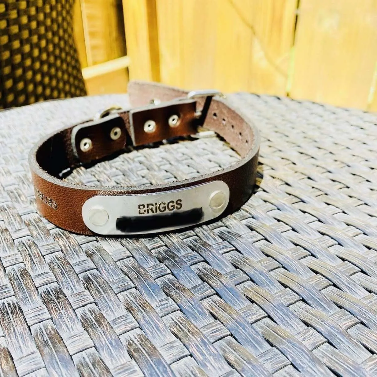 Handmade Leather Dog Collar