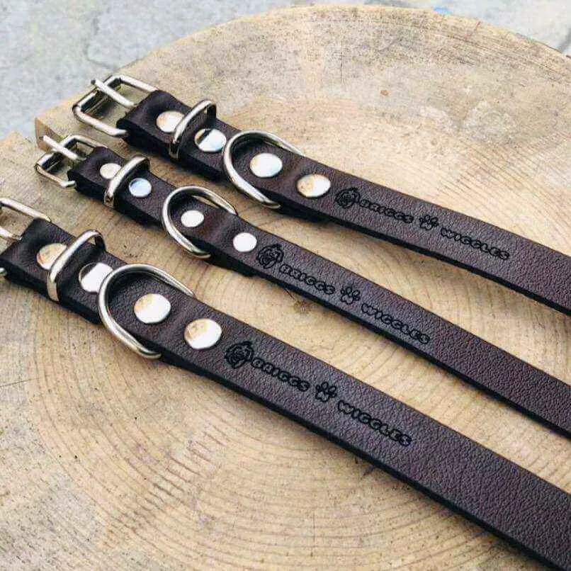 Handmade Leather Dog Collar