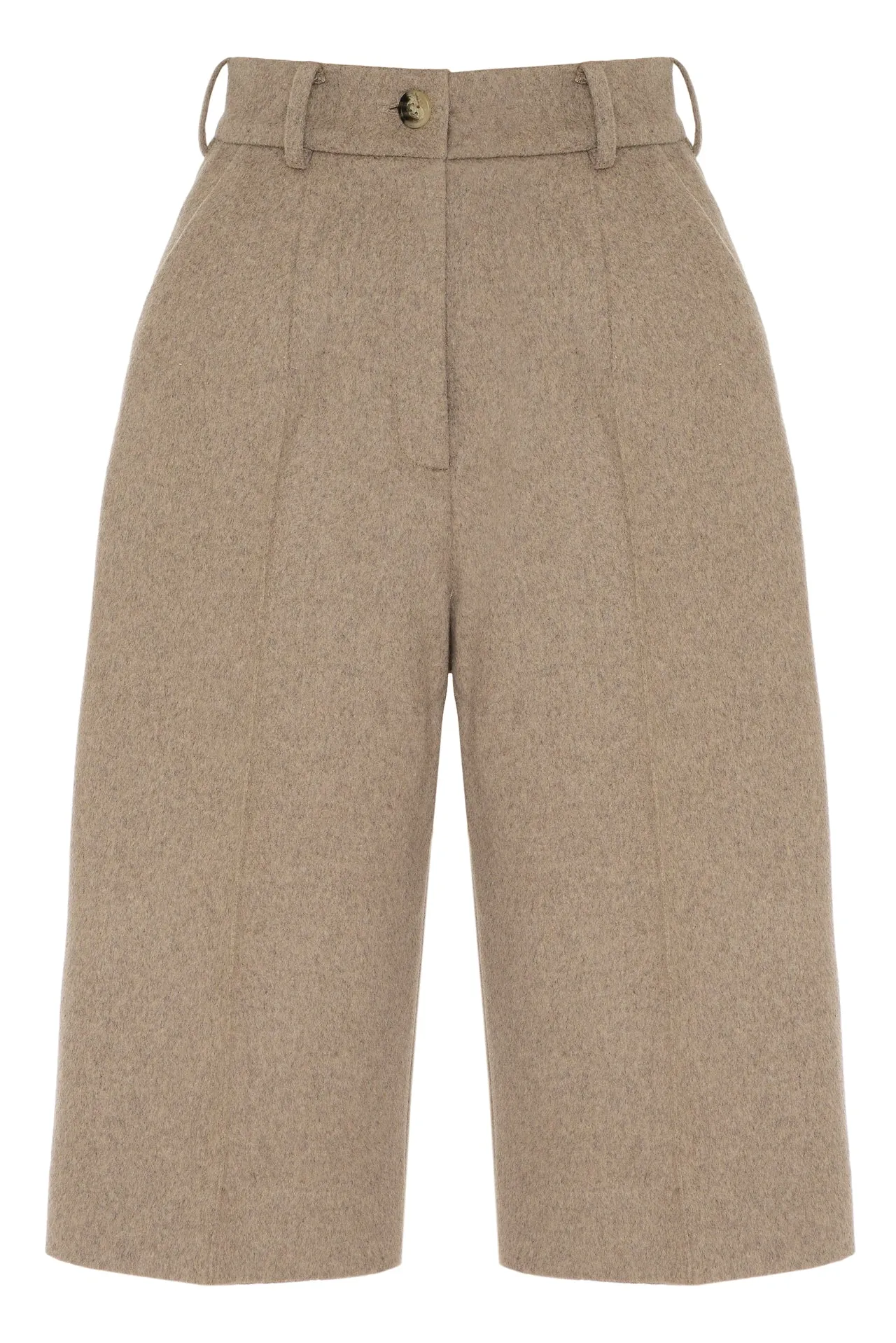 Heavy Wool Crop Trousers