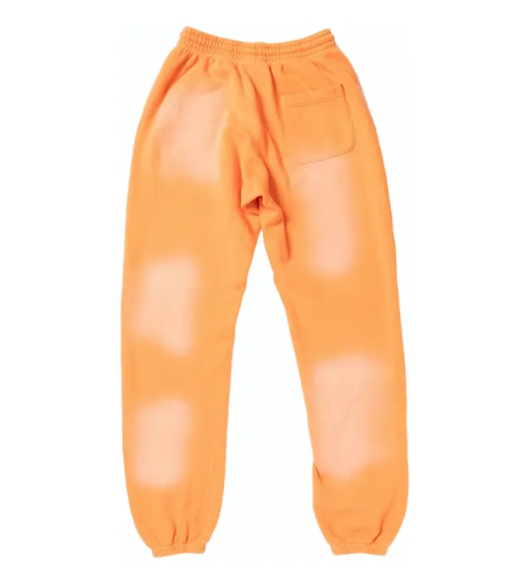 Hellstar Studios Fire Sweatpants Orange (Elastic Bottom)