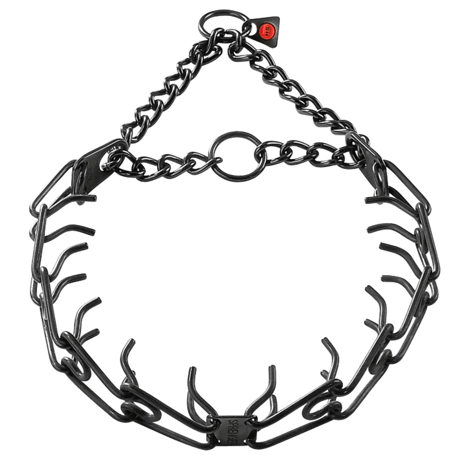 Herm Sprenger Ultra-Plus Stainless Steel Black Prong Collar