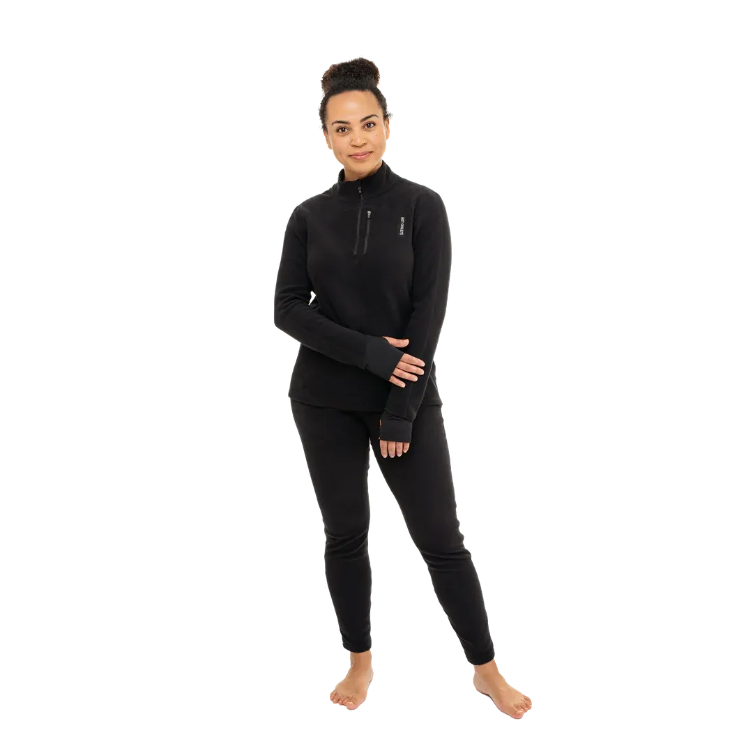 Hot Chillys Women La Montana Zip-T Heavyweight Active Fit Base Layer