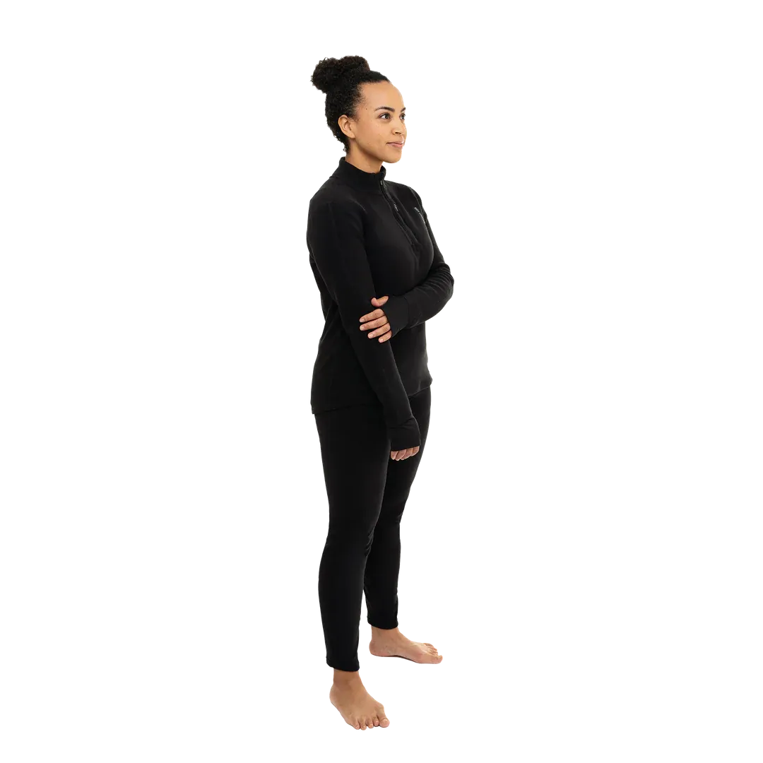 Hot Chillys Women La Montana Zip-T Heavyweight Active Fit Base Layer