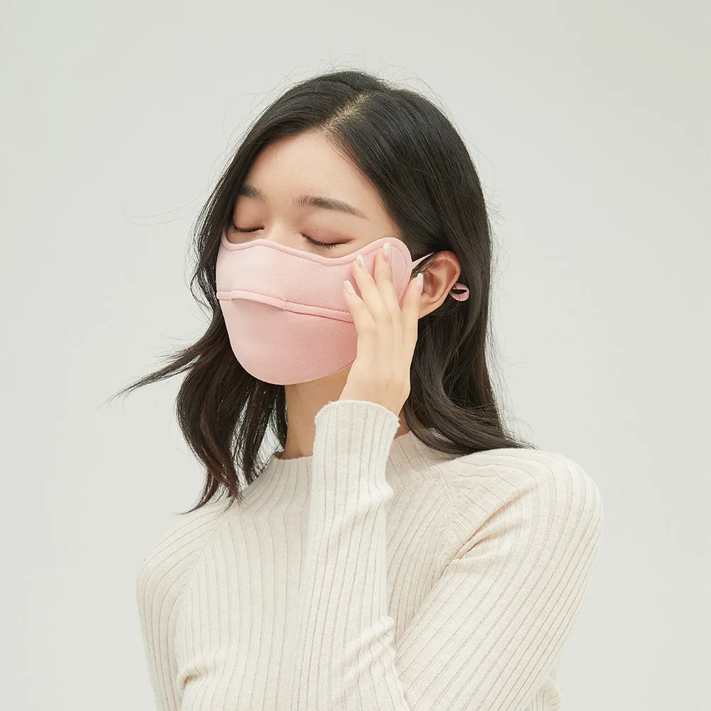 Japan Stock Winter Warm Mask with Nose Opened Breathable Face Cover