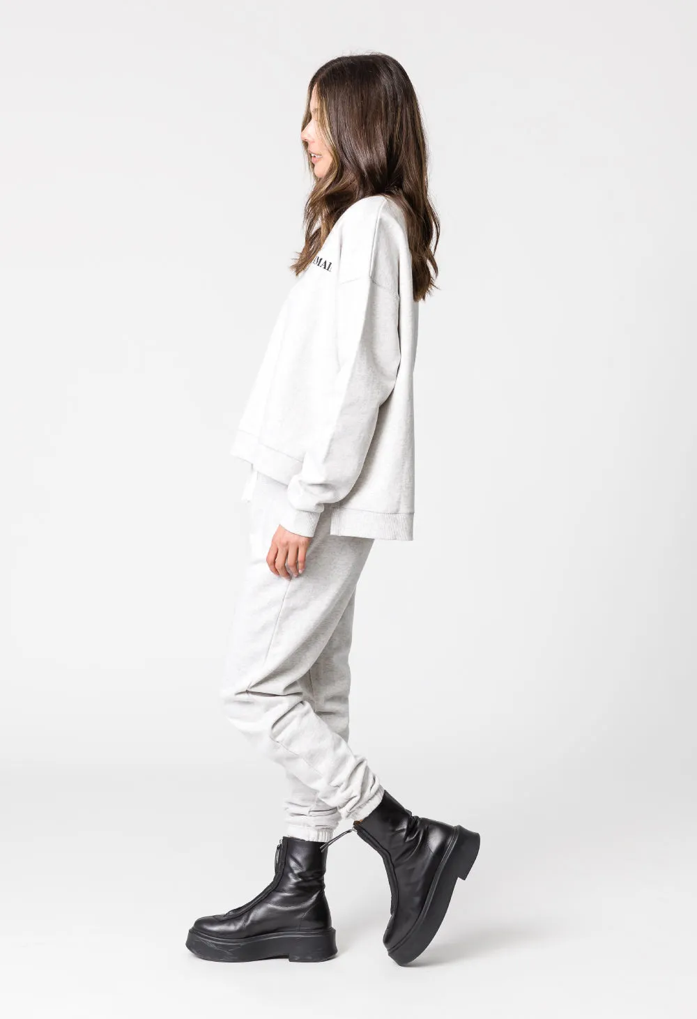 KELLY TRACKPANT - SNOW MARLE