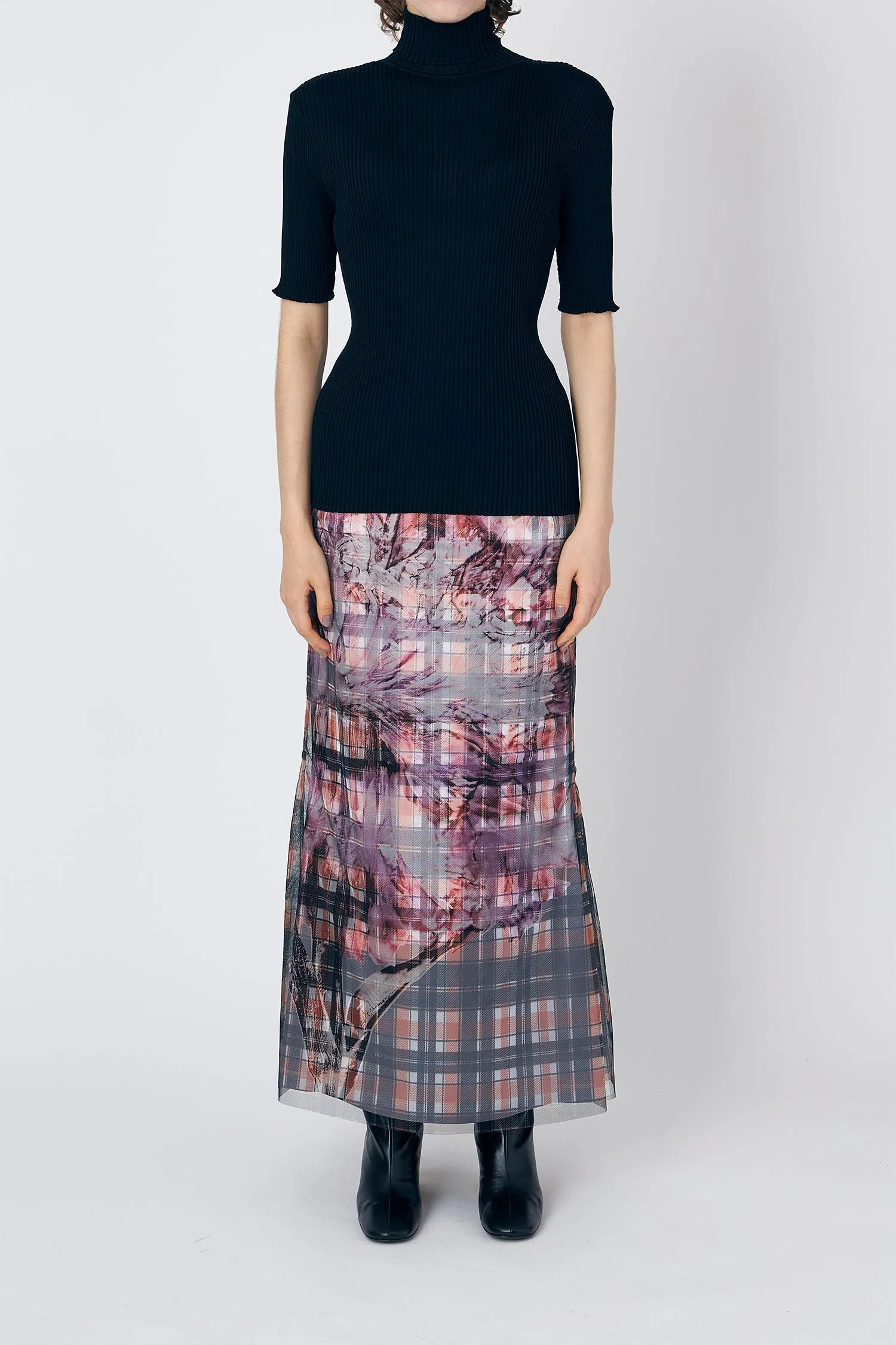 LAYERED LONG SKIRT