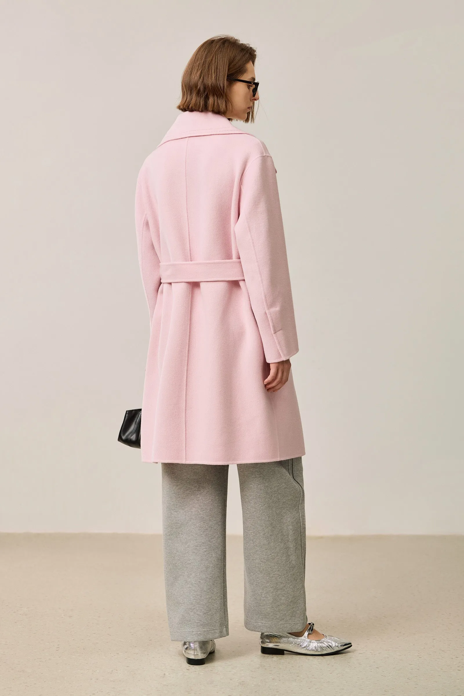 LILY Classic Double-Breasted Wool Coat