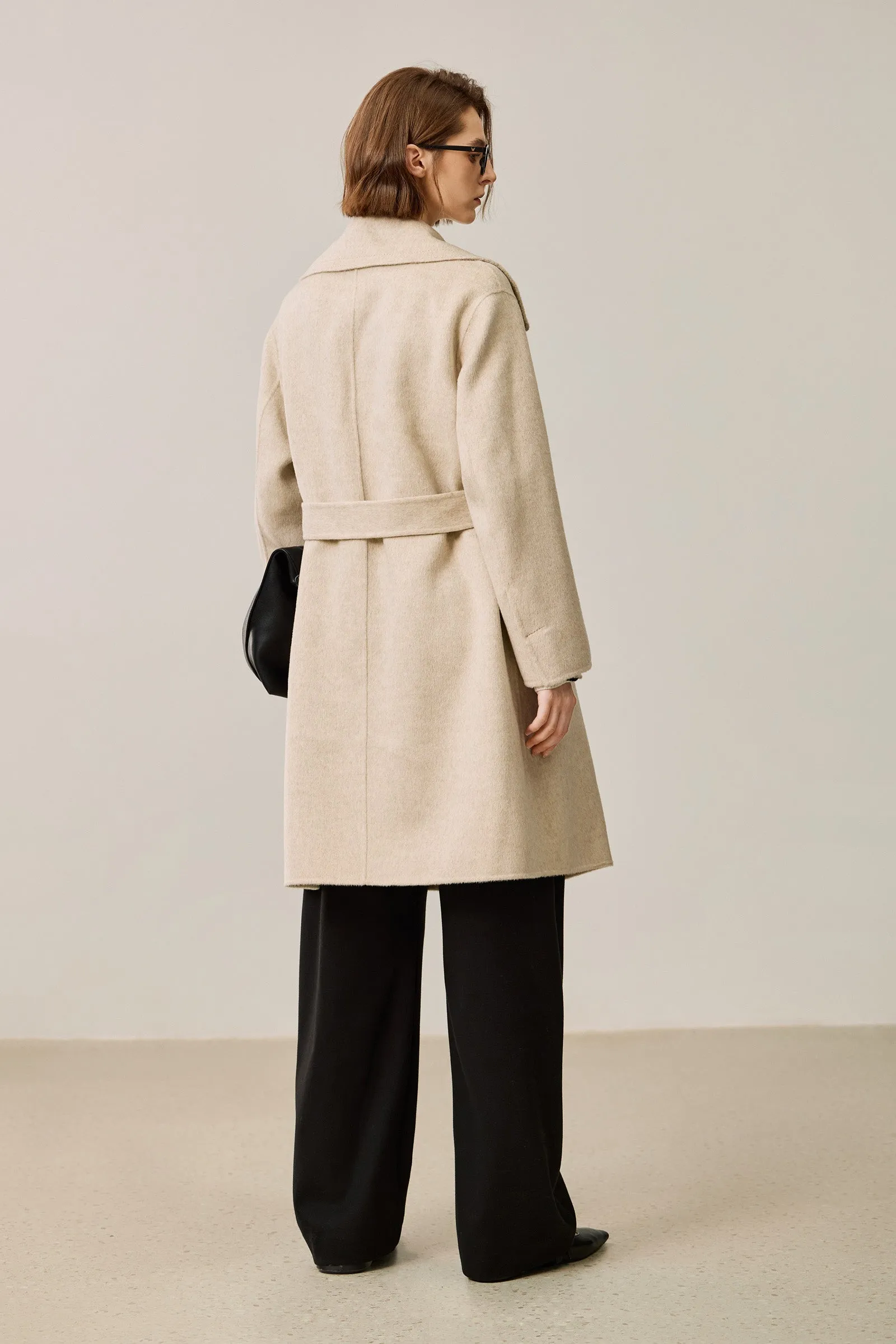 LILY Classic Double-Breasted Wool Coat