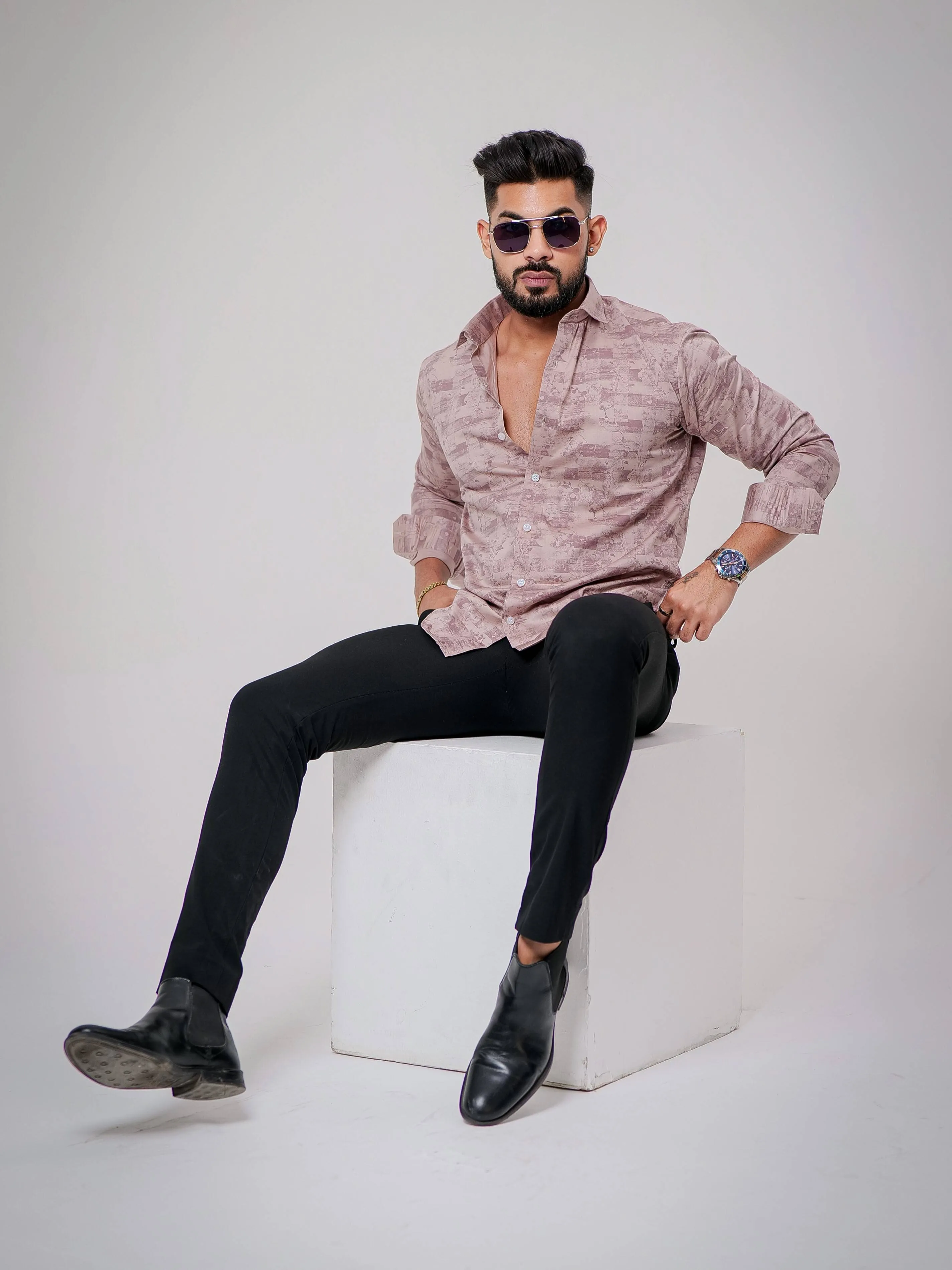 Magento Satin Print Premium Shirt