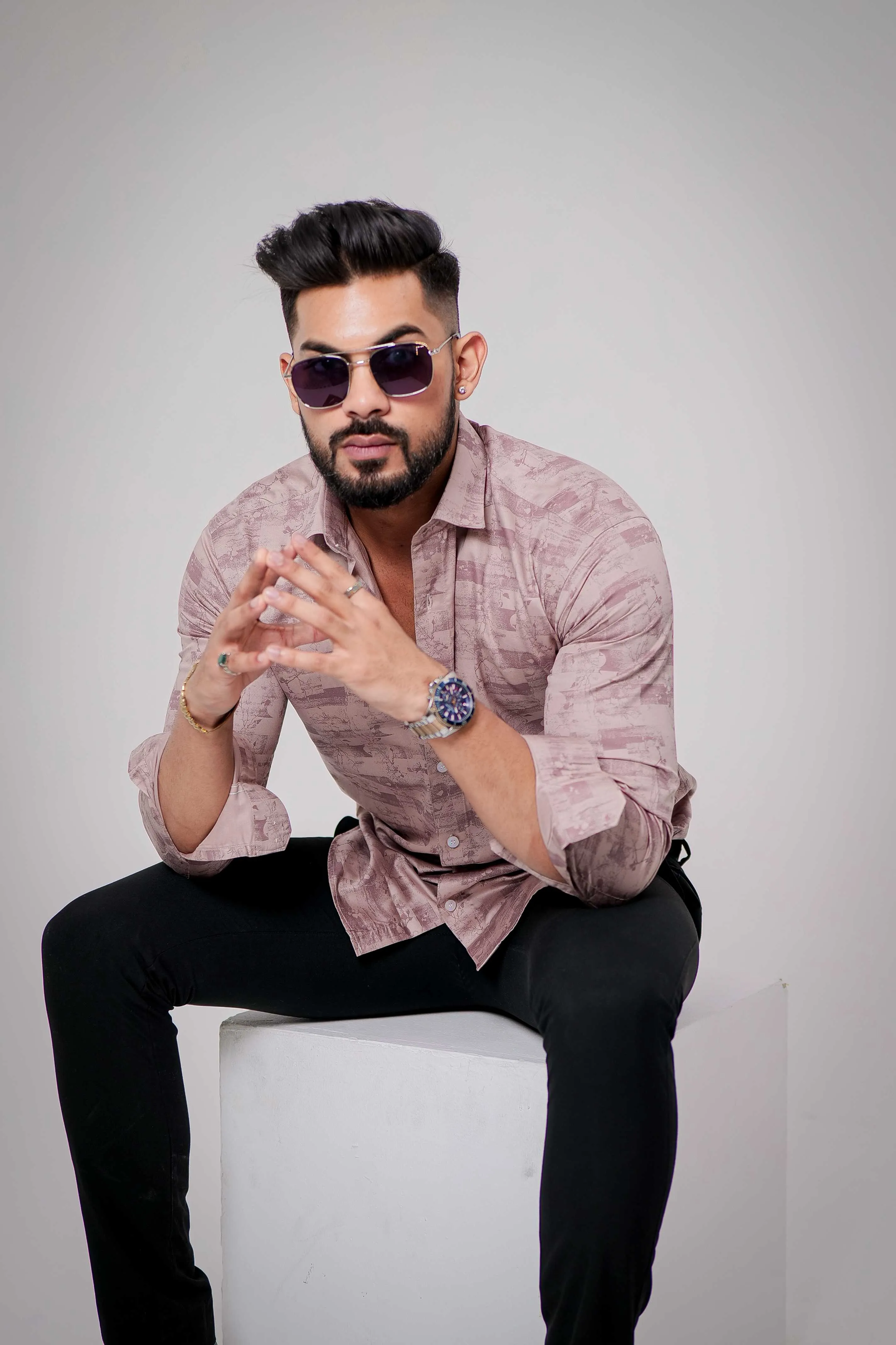 Magento Satin Print Premium Shirt