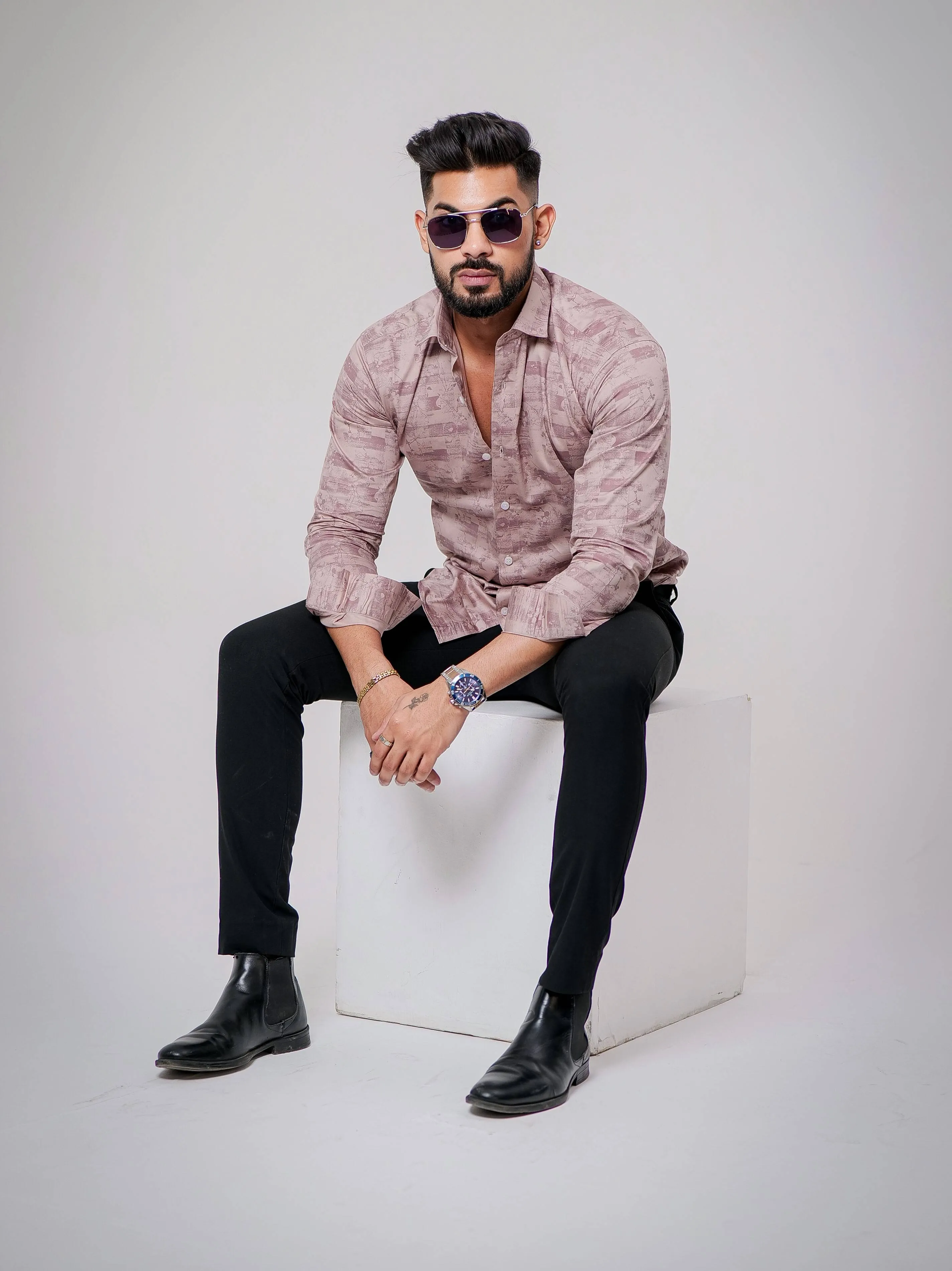 Magento Satin Print Premium Shirt