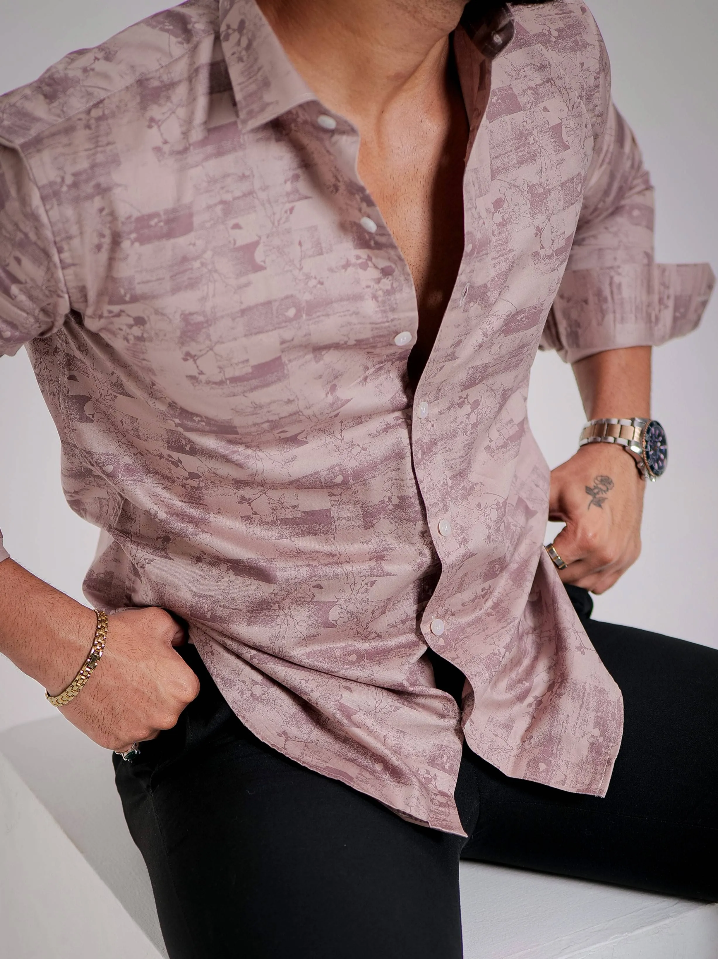 Magento Satin Print Premium Shirt