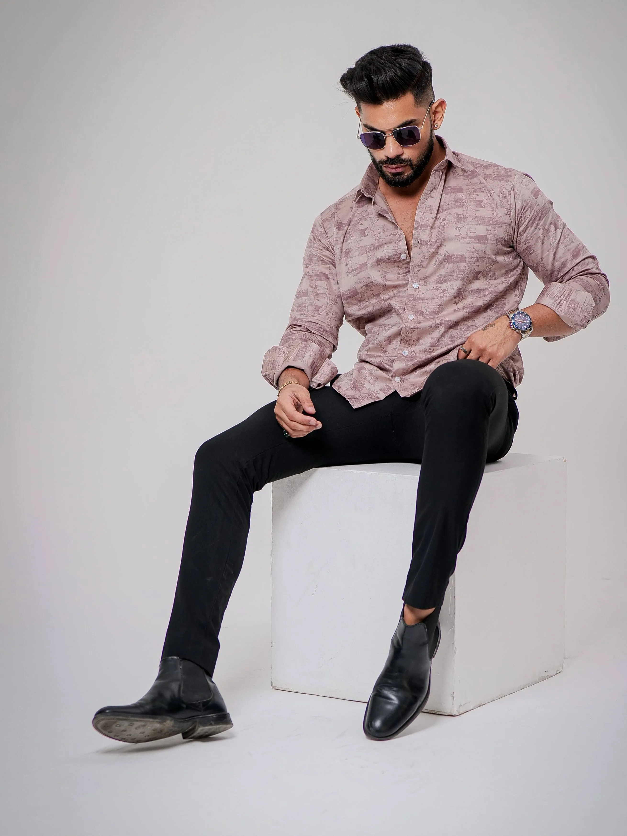Magento Satin Print Premium Shirt