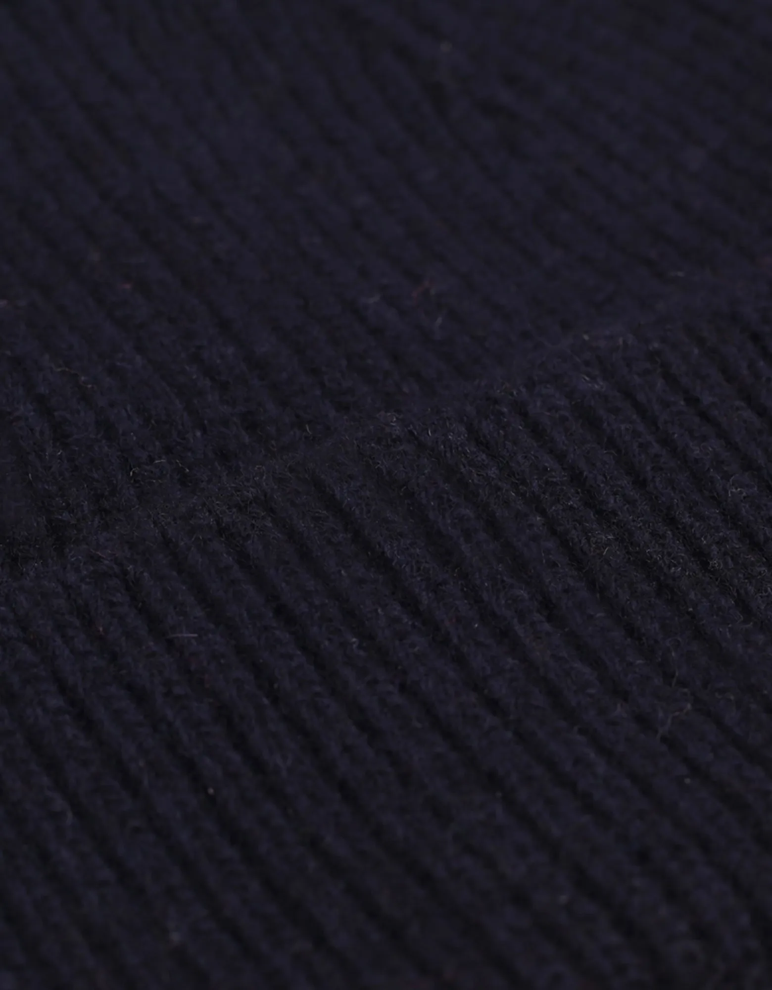 Merino Wool Hat - Navy Blue
