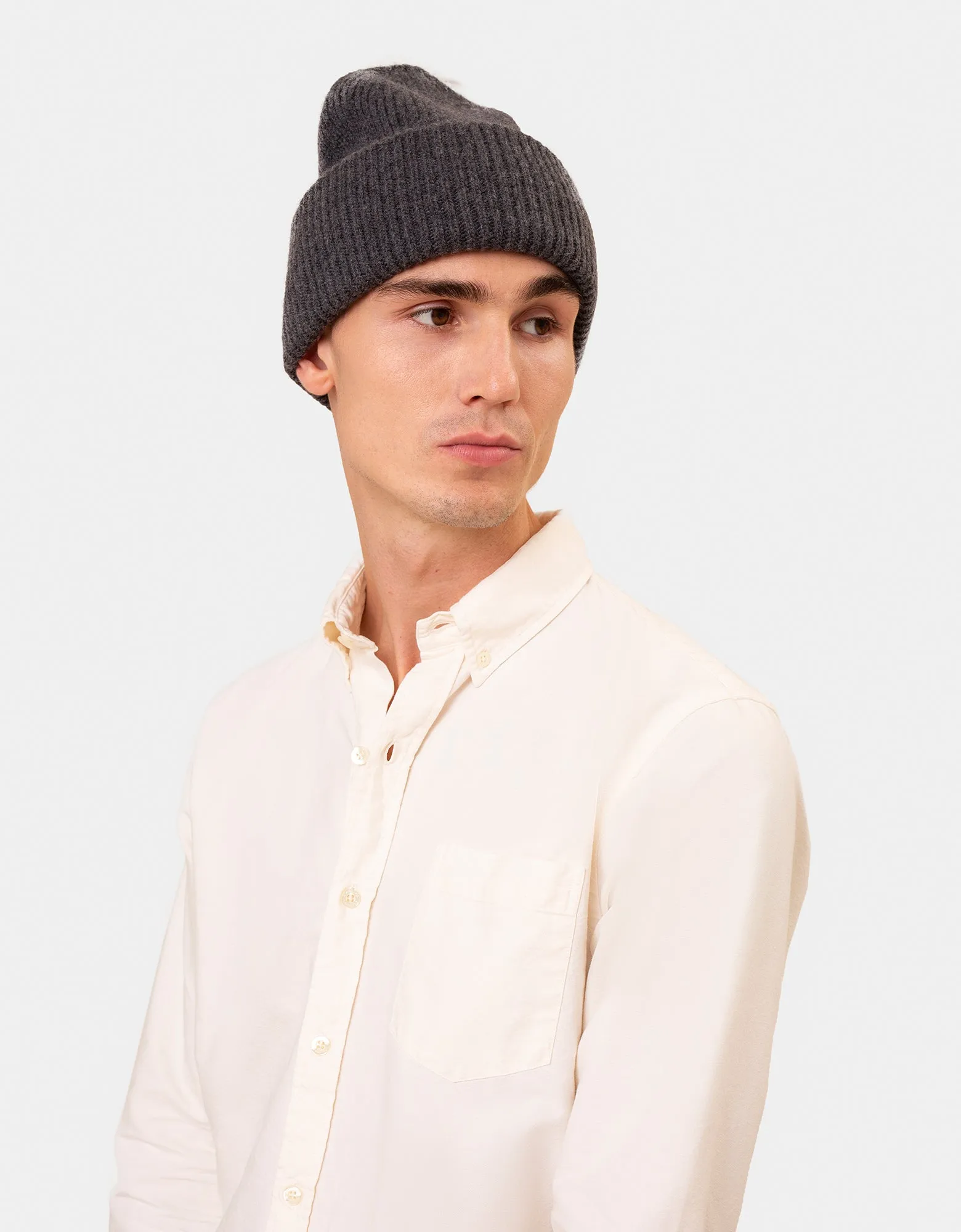 Merino Wool Hat - Polar Blue