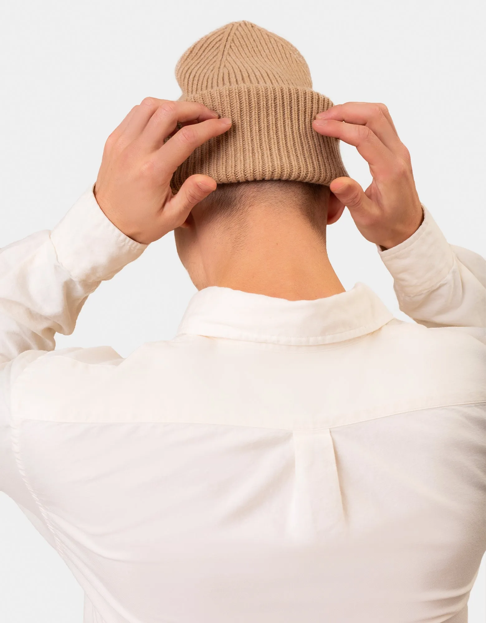 Merino Wool Hat - Polar Blue
