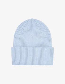 Merino Wool Hat - Polar Blue