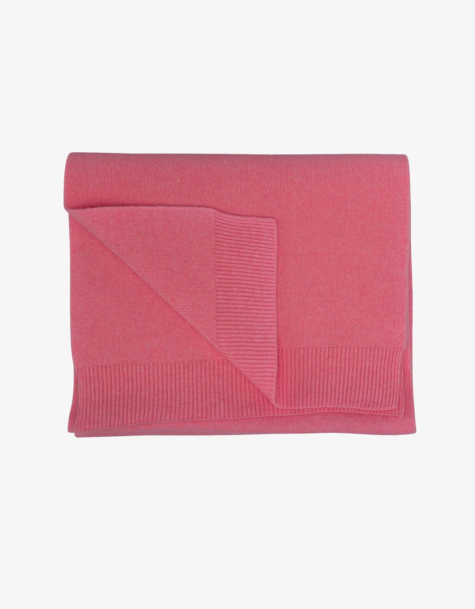 Merino Wool Scarf - Raspberry Pink