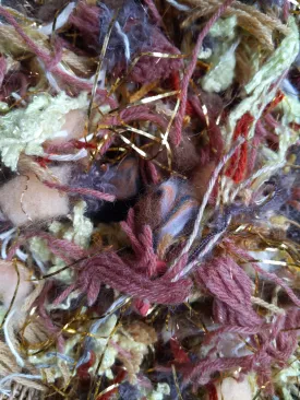 MILLAIS Recycled Fiber Blend for Carding, Weaving and Spinning - 3 oz